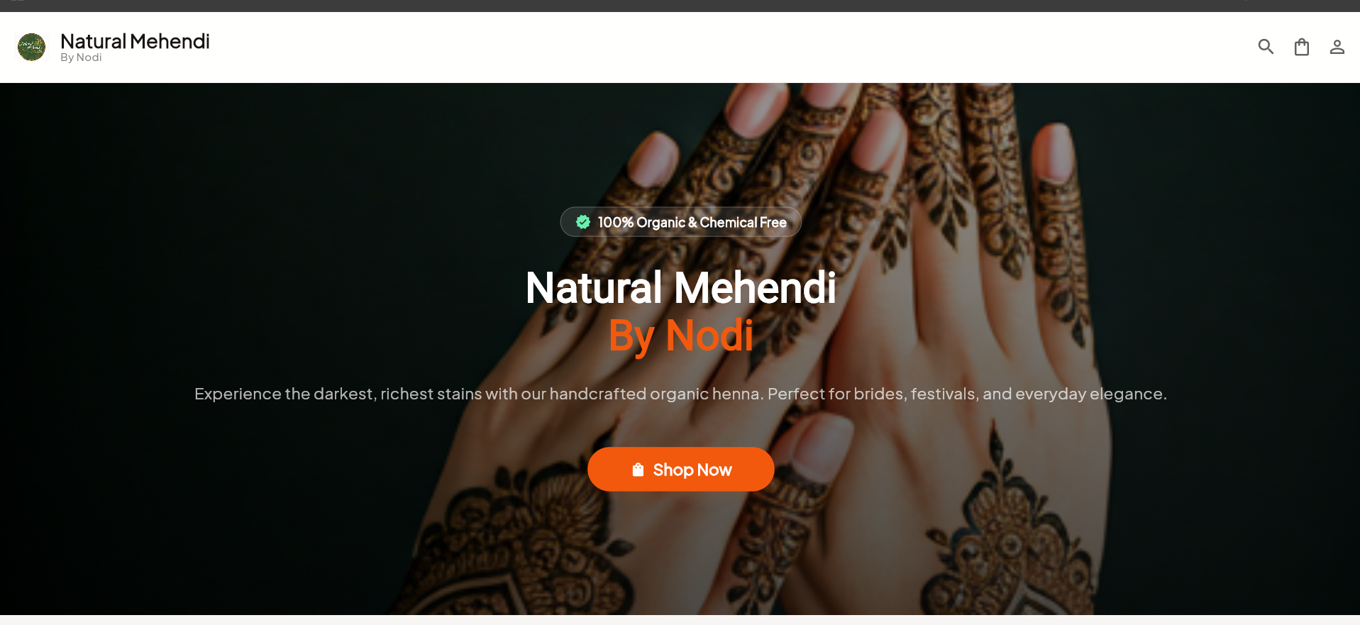 Natural Mehendi By Nodi
